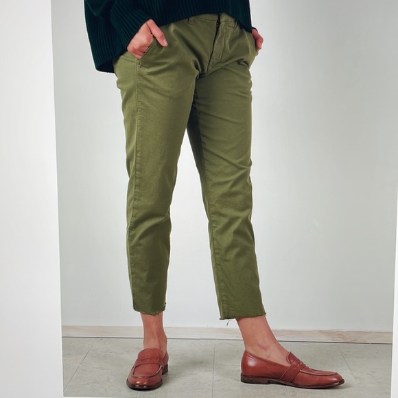 Frank & Eileen Pants - FRANK & EILEEN Wicklow Army Green